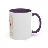 God Money Power Pyramid Accent Coffee Mug — Inspirational Wealth & Faith Ceramic Mug