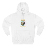 Three-Panel Fleece Hoodie