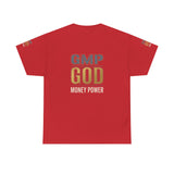 GMP GOD Money Power T-Shirt — Bold Gold Logo Tee