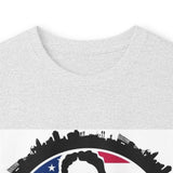 Long Sleeve Tee — 'God Money Power' Patriotic Graphic