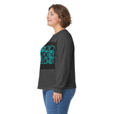 God Money Power Long Sleeve Tee — Retro Neon Graphic Faith & Hustle Shirt