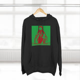 Jesus 'Keep Moving Forward' Hoodie — Retro Red & Green Graphic Pullover