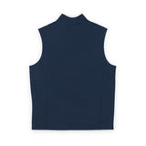 God Money Power- Men's Soft Shell Vest — Small American Flag Patch Chest