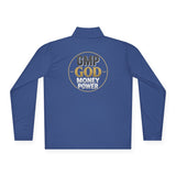 GMP GOD Quarter-Zip Pullover — Money Power Logo