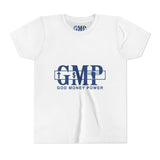 Youth Tee — GMP (God Money Power) Christian Logo Shirt