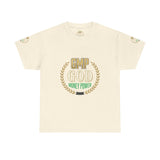 GMP God Money Power Tee — Motivational Gold Laurel Graphic T-Shirt