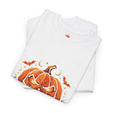 Halloween Jack-O'-Lantern Tee — GMP “God Money Power” Pumpkin Graphic Shirt