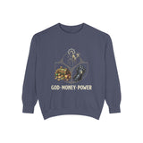 God Money Power Sweatshirt — Religious Inspirational Crewneck