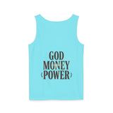 God Money Power Tank Top — GMP Inspirational Faith & Prosperity Sleeveless Tee