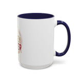 God Money Power Accent Coffee Mug — Motivational Faith & Wealth Design (11/15 oz)