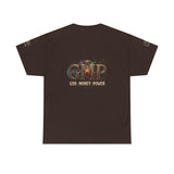 GMP "God Manly Power" Graphic Tee — Bold Logo Cotton Shirt