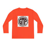 Youth Long Sleeve Tee — "GMP" Good Money Power Circular Logo