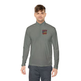 Quarter-Zip Pullover — “Put God First, Then Get The Money, Put Yourself In Power” Graphic Pullover