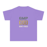 Youth Tee — "GMP GOD" Inspirational Christian Graphic Shirt