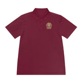 GMP Lion Crest Polo Shirt — Men's Athletic Club Logo Polo