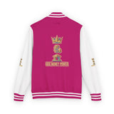 Letterman Jacket — "Champion King" Trophy Crest Varsity Jacket