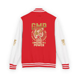 Letterman Jacket — GMP Gold Money Power Rose Varsity Jacket
