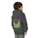 Youth Hoodie — GMP God Money Power Rainbow Graphic