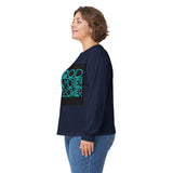 God Money Power Long Sleeve Tee — Retro Neon Graphic Faith & Hustle Shirt