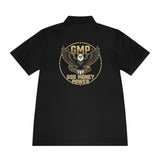 Eagle Logo Polo Shirt — "God Money Power (GMP)" Chest & Back Athletic Polo
