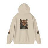 Tiger 'God Money Power' Hoodie – Bold Graphic Animal Print Pullover