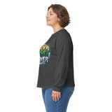 Long Sleeve Tee — "God Money Power" Graphic Spiritual Streetwear