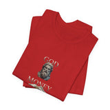 God Money Power- T-Shirt — Stacked Icons Graphic Tee