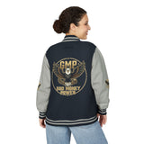 Letterman Jacket — GMP God Money Power Eagle Retro Varsity Jacket