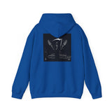 Angel Of Death Hoodie — Gothic Black & White Graphic Sweatshirt