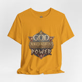 God Money Power Graphic Tee