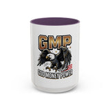 GMP ‘God Money Power’ Accent Coffee Mug - Bold Eagle Graphic 11/15oz