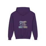 Youth Hoodie — GMP GOD Money Power Metallic Graphic Pullover