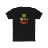 God Money Power Tee — Retro Palm Jesus Graphic T-Shirt