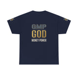 GMP GOD Money Power T-Shirt — Bold Gold Logo Tee
