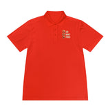GMP 'God Money Power' Men's Sport Polo — Gold Lettering Performance Polo