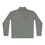 Quarter-Zip Pullover — 'God Money Power' Pyramid Graphic