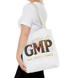 GMP 'God Money Power' Graphic Tote Bag