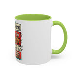 Put GOD First Hustle For The MONEY Accent Coffee Mug — Motivational Faith & Success Gift (11/15 oz)