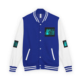 Letterman Jacket — "GOD MONEY POWER" Retro Graphic Varsity Jacket