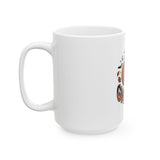 Halloween Pumpkin 'GMP God Money Power' Ceramic Mug (11oz & 15oz)