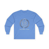Long Sleeve Tee — Gold Monogram GMP Logo “God, Money, Power”