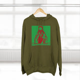 Jesus 'Keep Moving Forward' Hoodie — Retro Red & Green Graphic Pullover