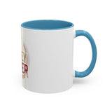 God Money Power Accent Coffee Mug — Motivational Faith & Wealth Design (11/15 oz)