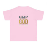 Youth Tee — "GMP GOD" Inspirational Christian Graphic Shirt