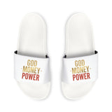 God Money Power Slide Sandals — Men's Removable-Strap Beach & Casual Slides