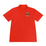 Eagle Logo Polo Shirt — "God Money Power (GMP)" Chest & Back Athletic Polo