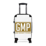 GMP 'God Money Power' Carry-On Suitcase — Bold Religious Travel Luggage