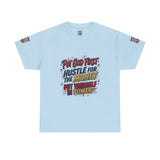 Inspirational Graphic Tee — "Put God First, Hustle for the Money, Put Yourself in Power"