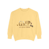 GMP "God Money Power" Sweatshirt — Gold Foil Graphic Crewneck