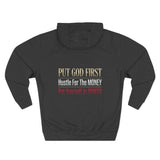 Three-Panel Fleece Hoodie